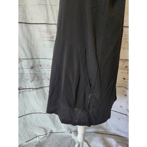 Eileen Fisher Black Silk Shift Dress Size Small - Picture 5 of 7